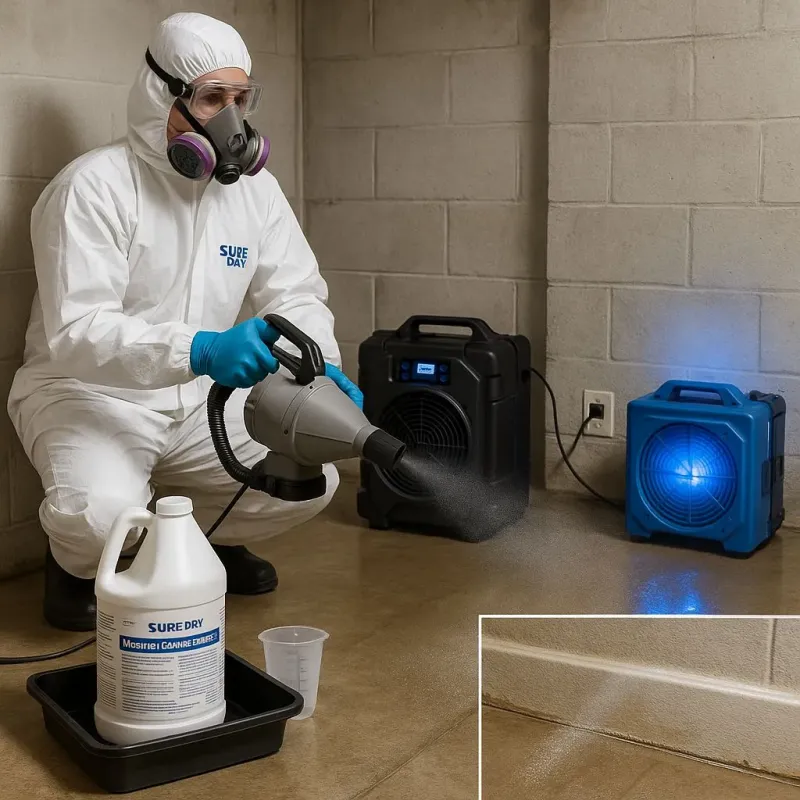 Sanitization and Odor Removal process in Westerleigh, NY